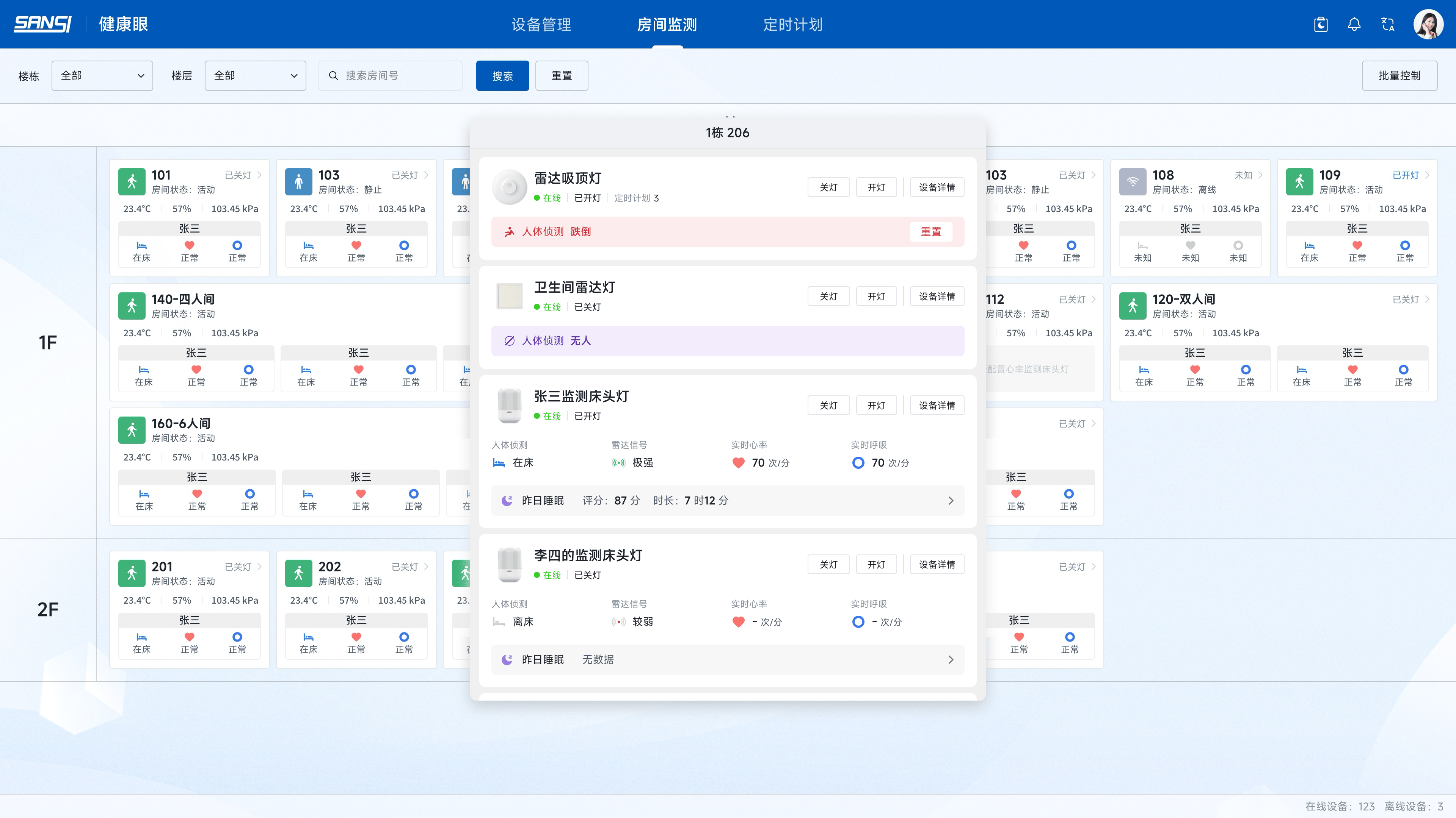 房间控制